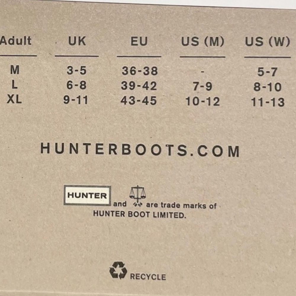 NEW Hunter original short boot fleece socks - Picture 5 of 6